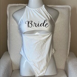 White Bridal swimsuit
